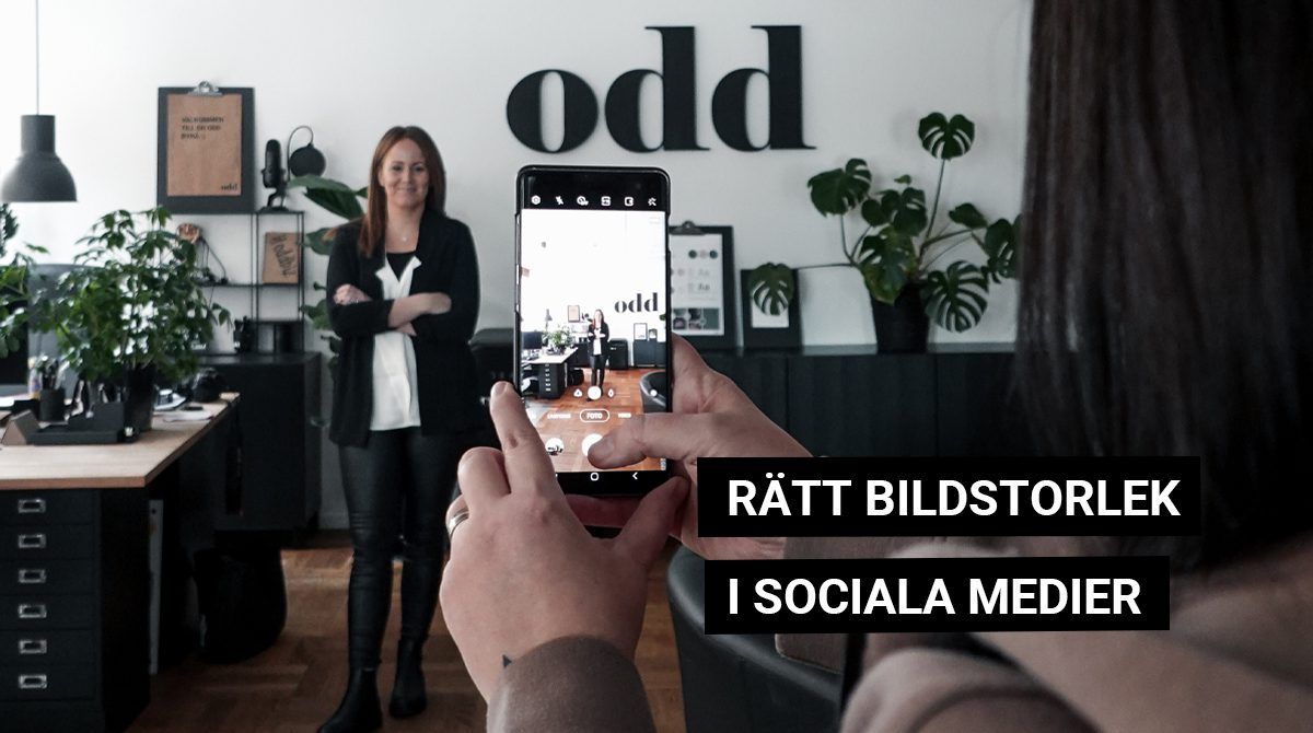 Rätt bildstorlek i sociala medier 2024