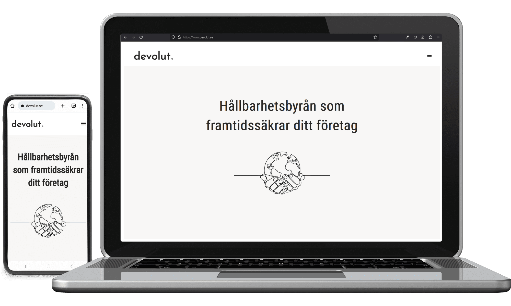 Webbplats till Devolut