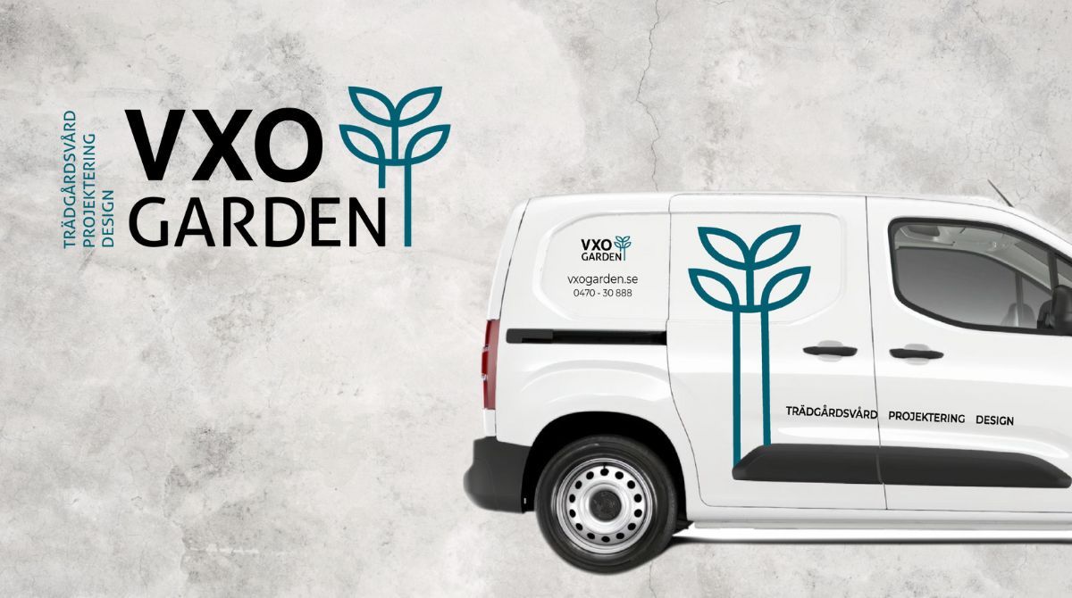Perfekt start för VXO Garden med grafisk profil och webbplats