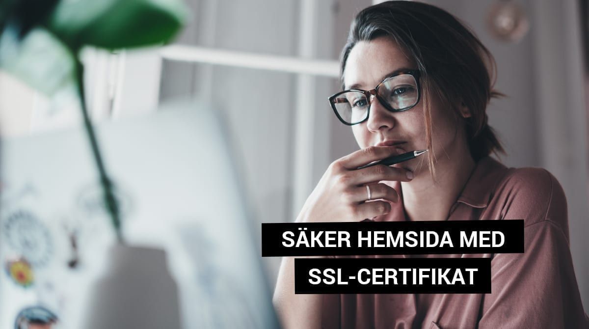 Säker hemsida med SSL-certifikat