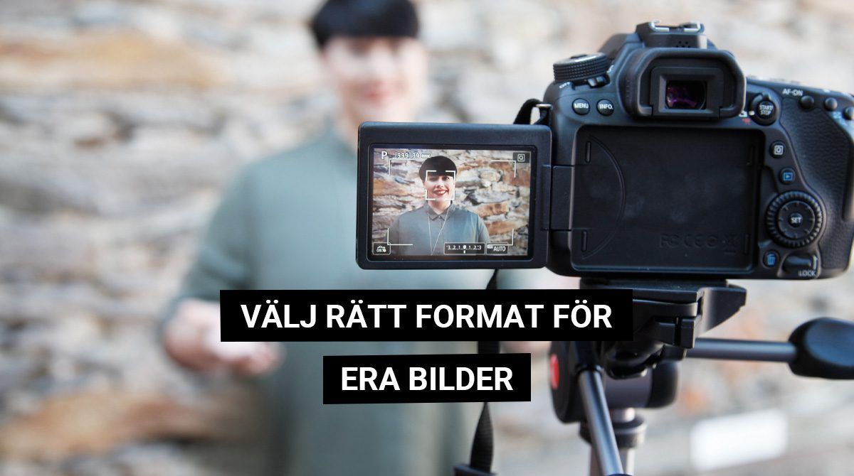 JPG, GIF, PNG, EPS, SVG… välj rätt format till era bilder