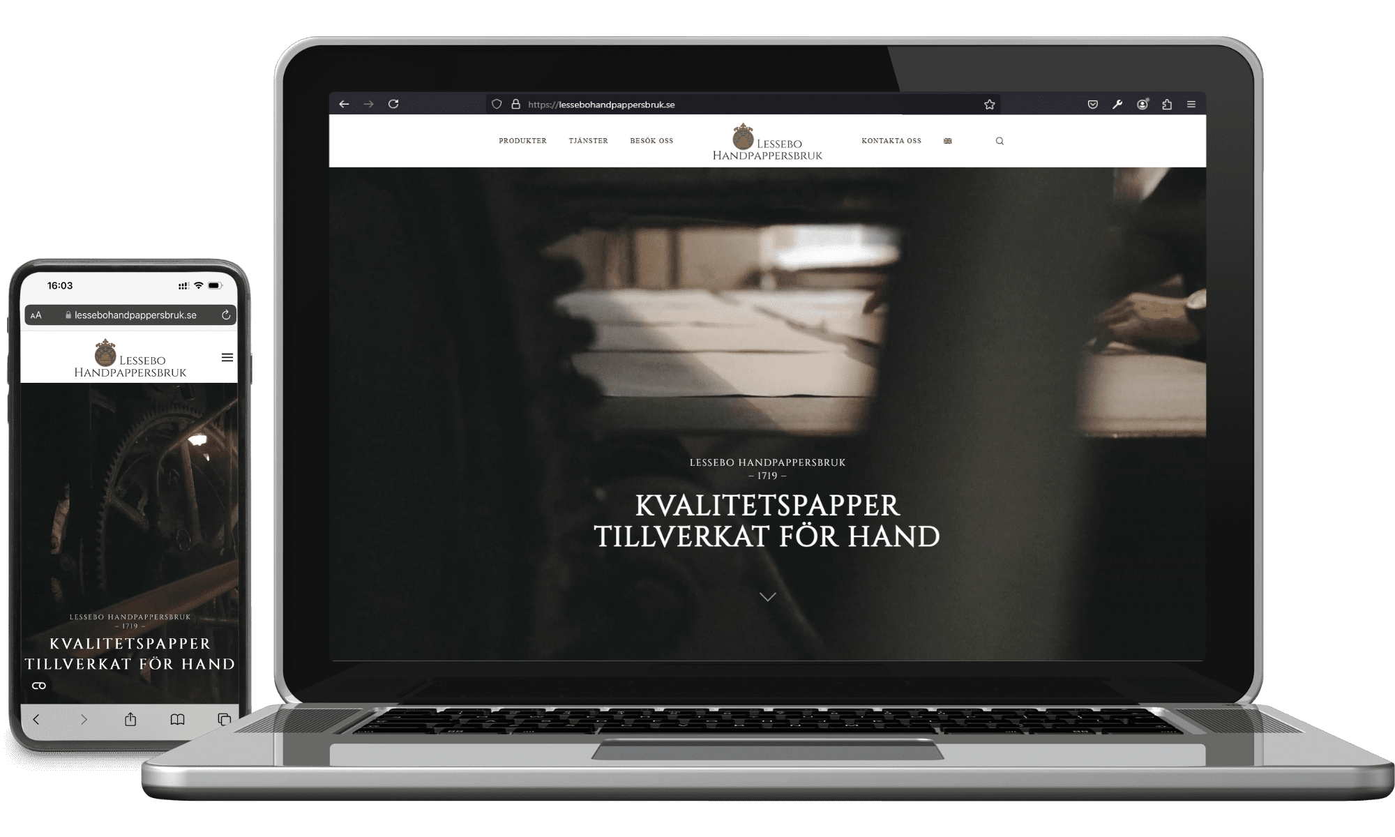 E-handel till Lessebo Handpappersbruk