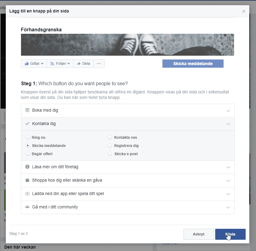 Automatiska svar och hälsningsfraser till din Facebook knapp Automatiska svar och hälsningsfraser till din Facebook knapp