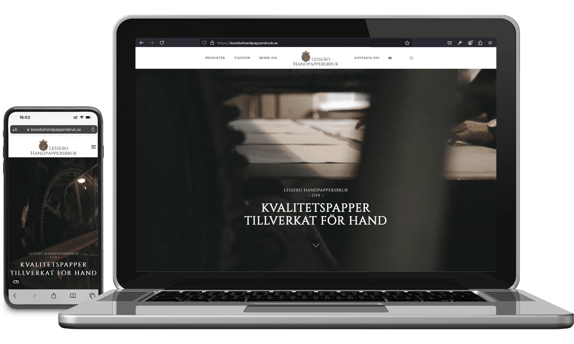 E-handel till Lessebo Handpappersbruk