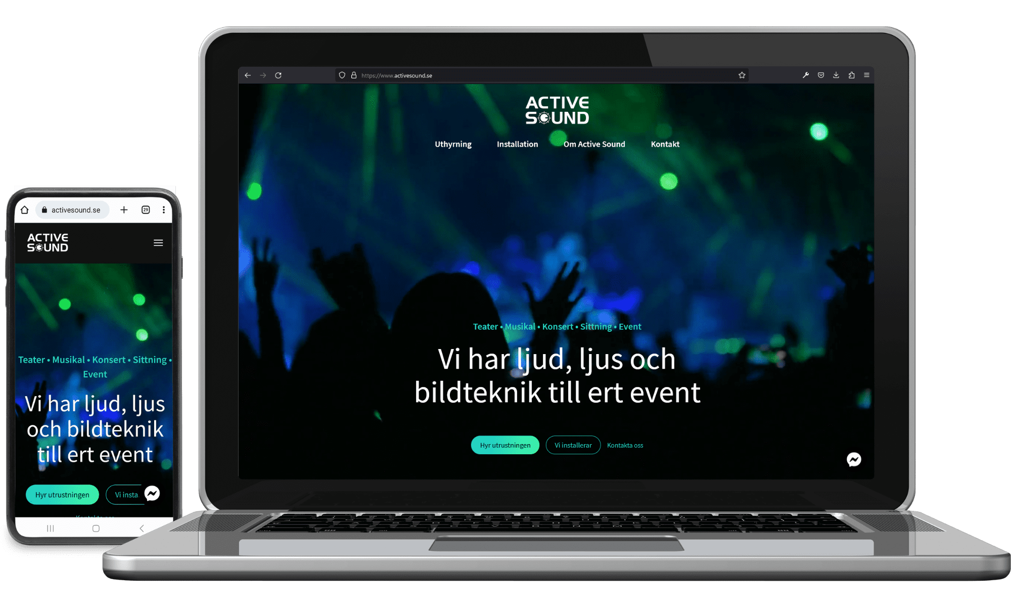 Webbplats till Active Sound