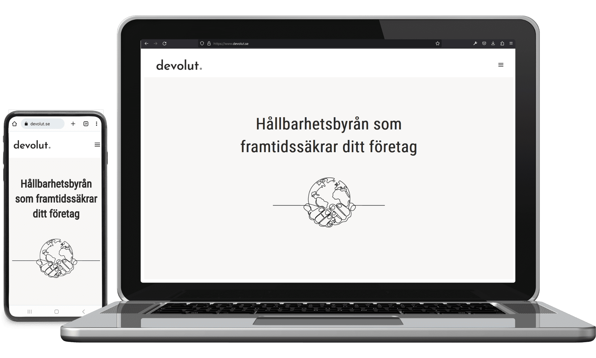 Webbplats till Devolut