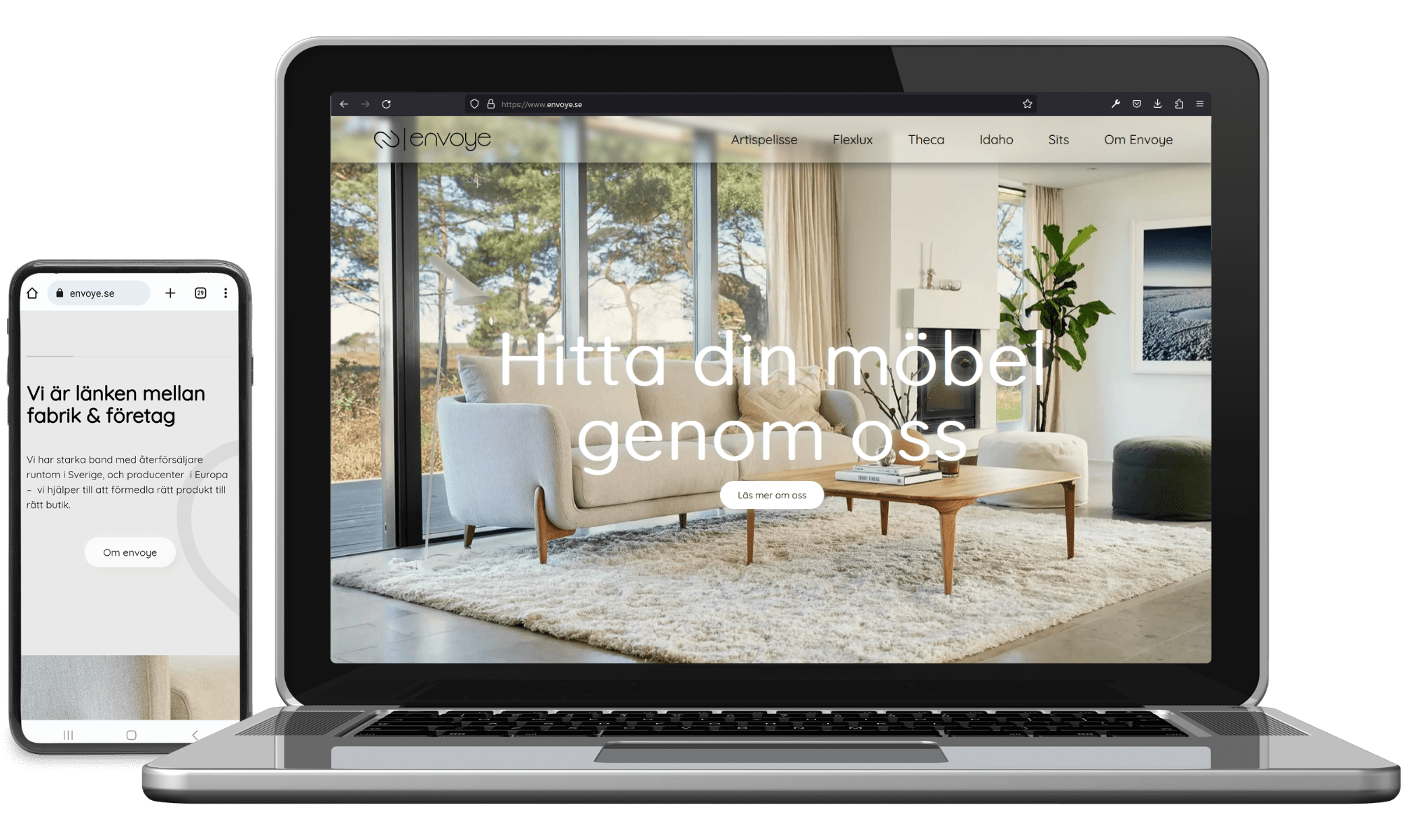 Webbplats till Envoy