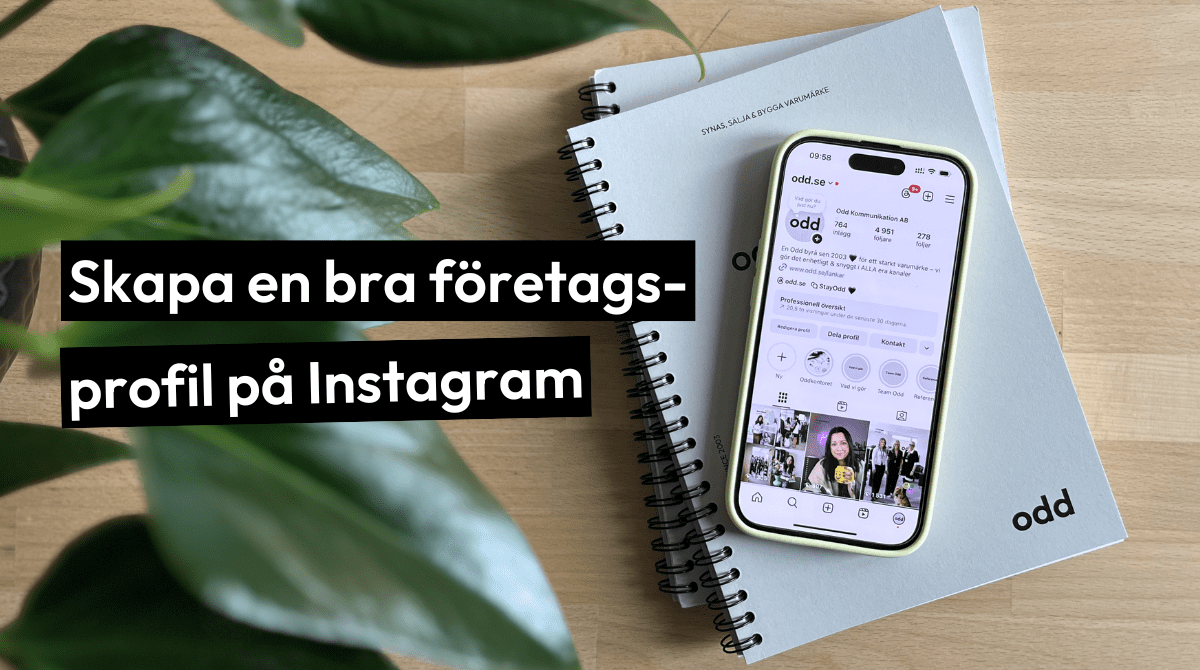 Tips på hur du skapar en bra företagsprofil på Instagram