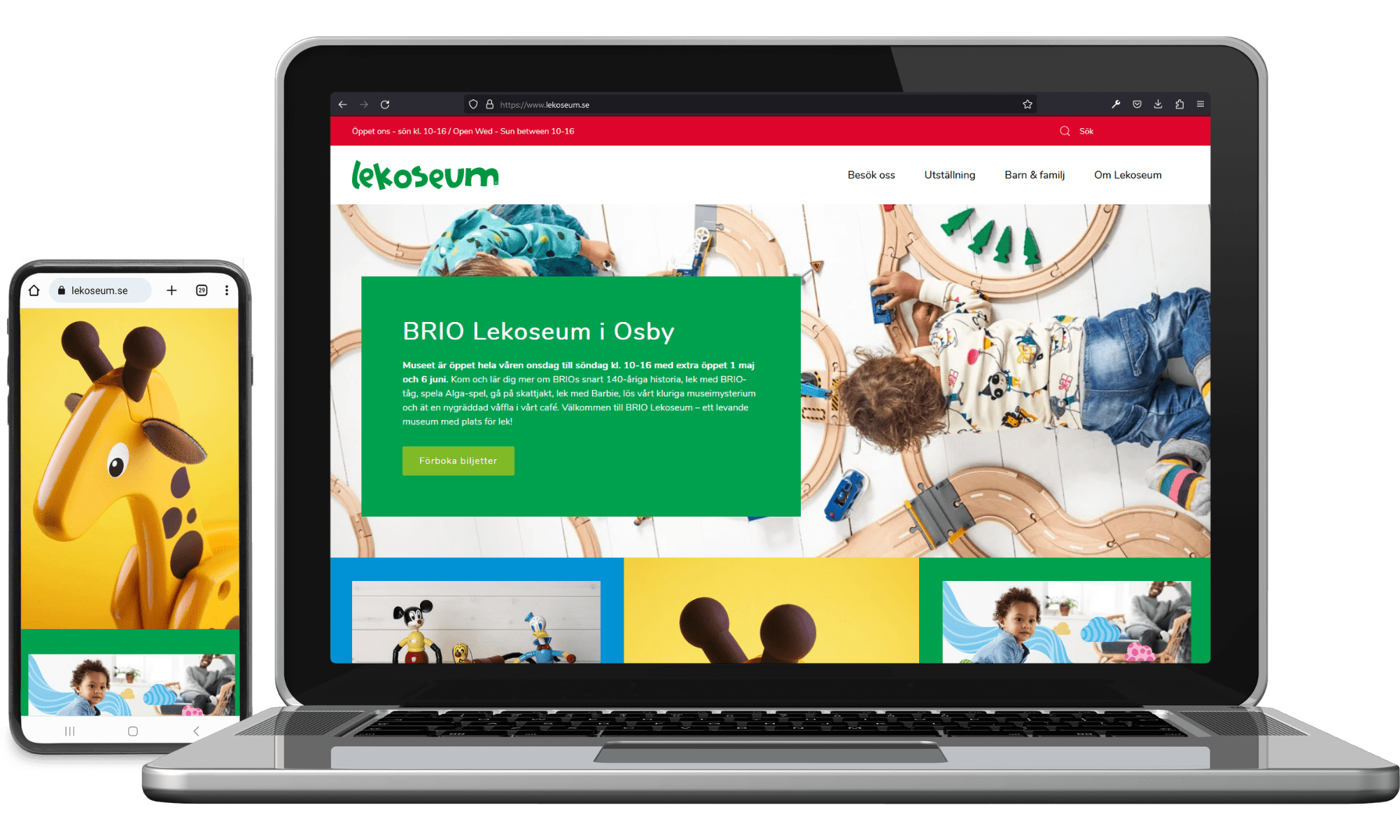 Webbplats till Lekoseum