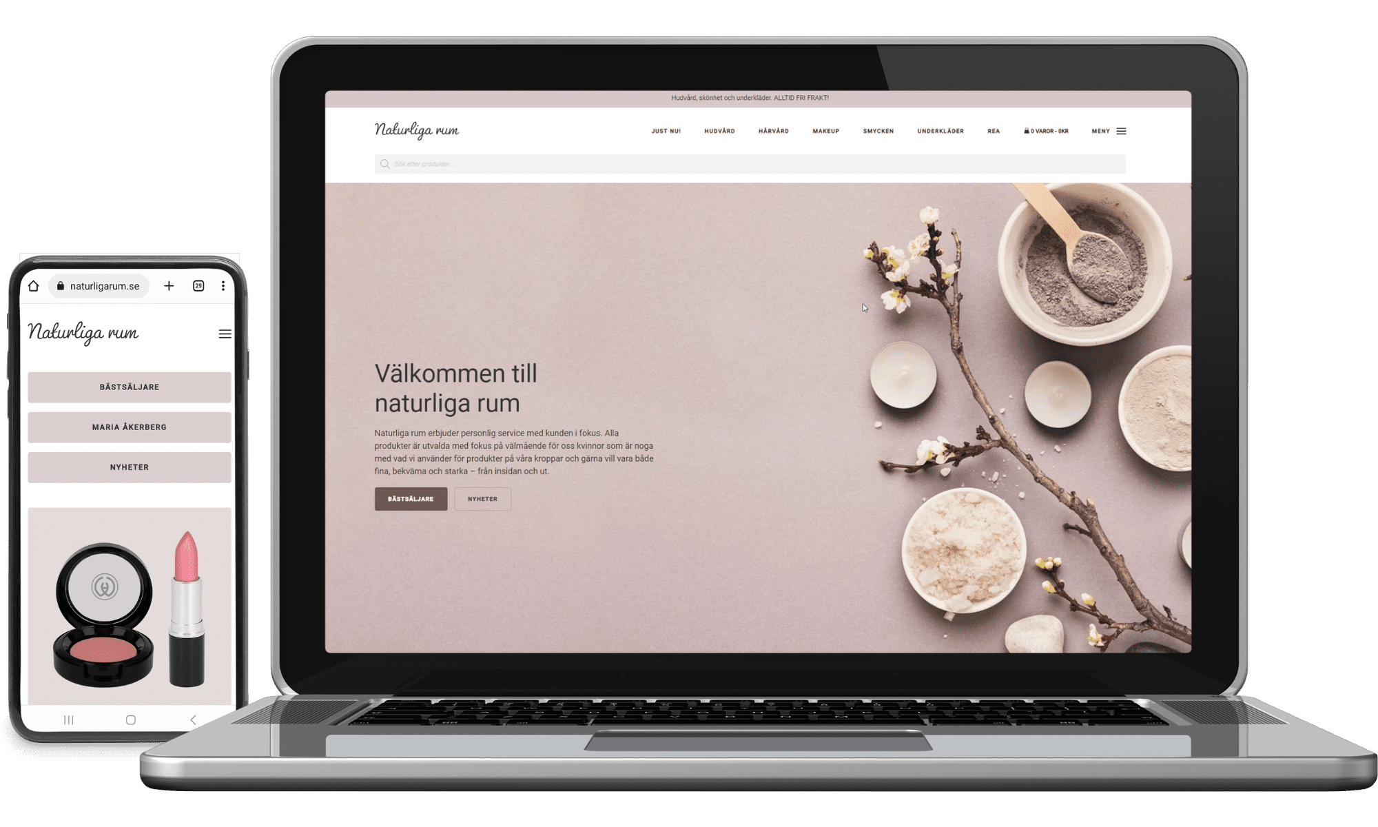 E-handel till Naturliga Rum