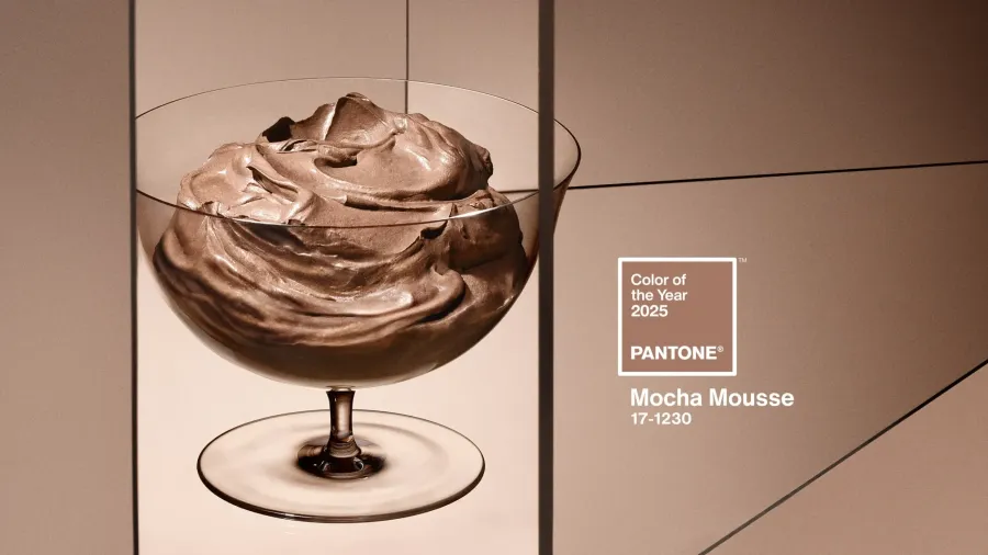 Årets färg 2025 Pantone Mocha Mousse – varm och jordnära